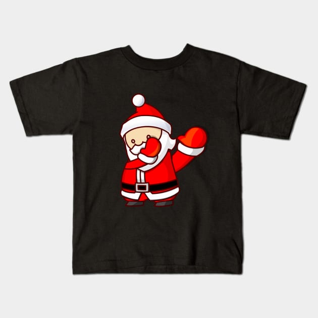 Dab it like Santa! Kids T-Shirt by easiin